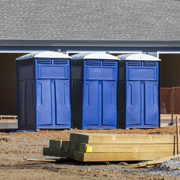 how do you ensure the portable restrooms are secure and safe from vandalism during an event in Frontenac KS